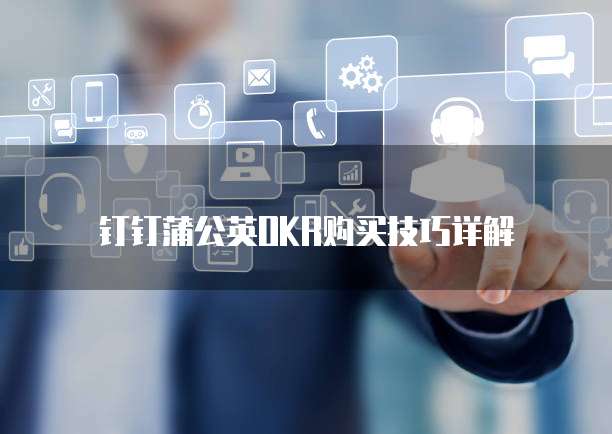 钉钉蒲公英OKR购买技巧详解