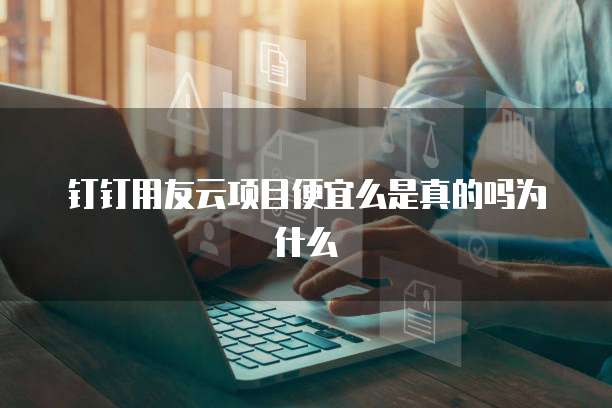 钉钉用友云项目便宜么是真的吗为什么