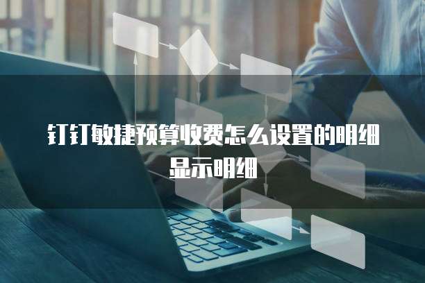 钉钉敏捷预算收费怎么设置的明细显示明细