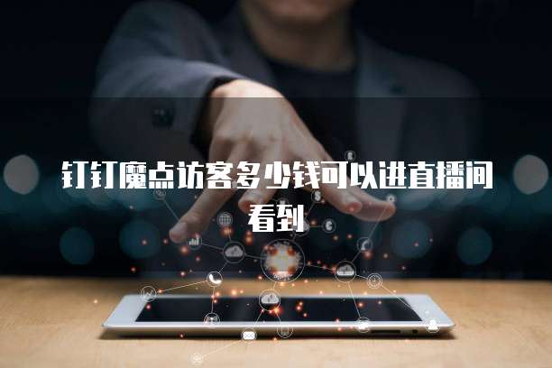 钉钉魔点访客多少钱可以进直播间看到