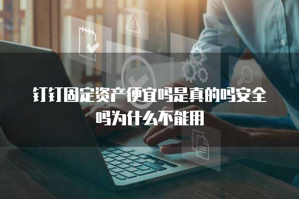 钉钉固定资产便宜吗是真的吗安全吗为什么不能用