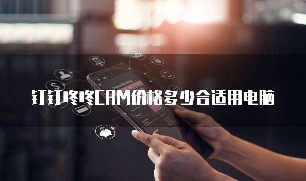 钉钉咚咚CRM价格多少合适用电脑