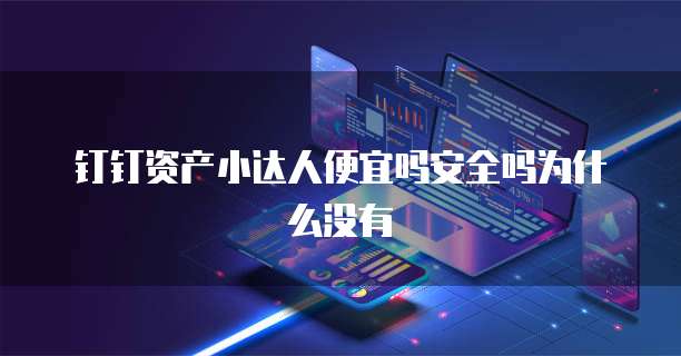 钉钉资产小达人便宜吗安全吗为什么没有
