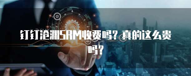 钉钉沧渊SRM收费吗？真的这么贵吗？