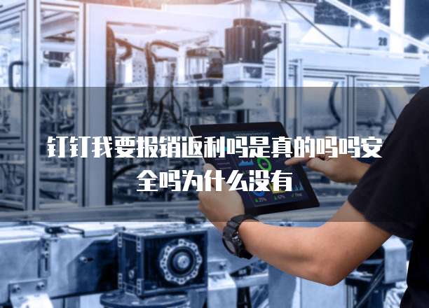 钉钉我要报销返利吗是真的吗吗安全吗为什么没有
