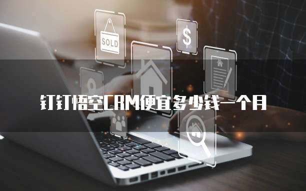 钉钉悟空crm便宜多少钱一个月