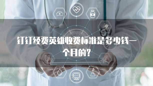 钉钉经费英雄收费标准是多少钱一个月的？