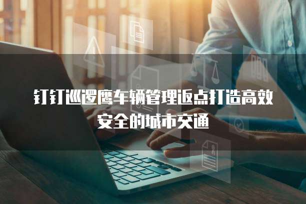 钉钉巡逻鹰车辆管理返点打造高效安全的城市交通