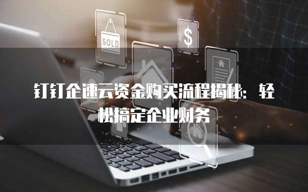 钉钉企速云资金购买流程揭秘:轻松搞定企业财务