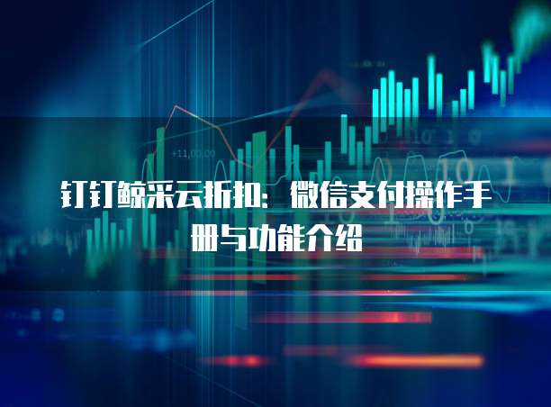 钉钉鲸采云折扣:微信支付操作手册与功能介绍