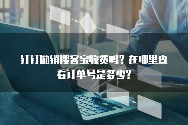 钉钉励销搜客宝收费吗?在哪里查看订单号是多少?