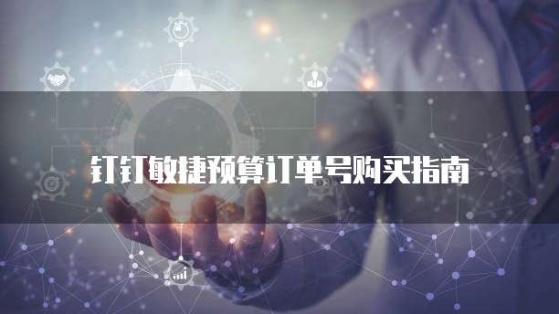 钉钉敏捷预算订单号购买指南