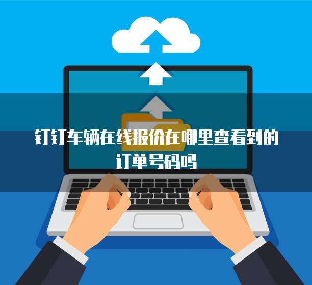 钉钉车辆在线报价在哪里查看到的订单号码吗