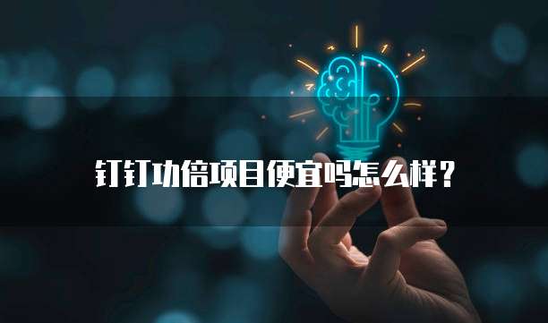 钉钉功倍项目便宜吗怎么样？