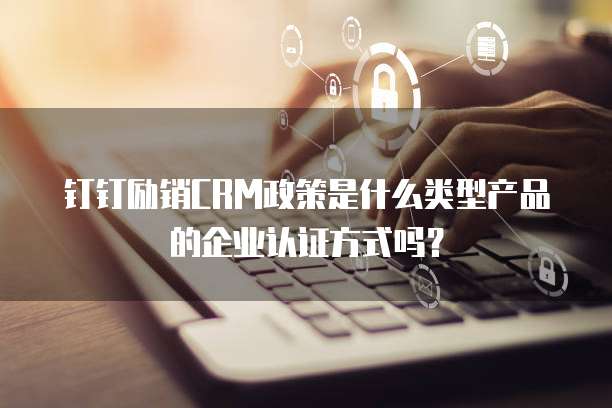 钉钉励销CRM政策是什么类型产品的企业认证方式吗?