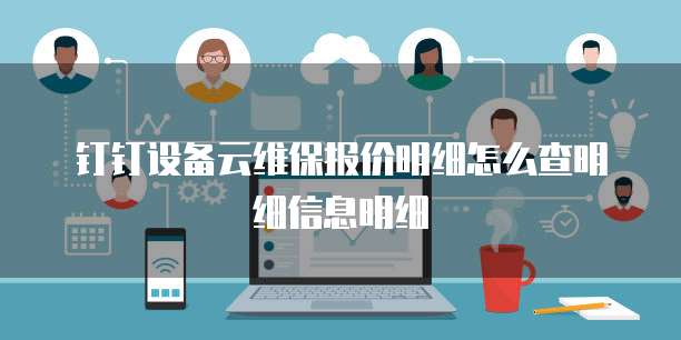 钉钉设备云维保报价明细怎么查明细信息明细