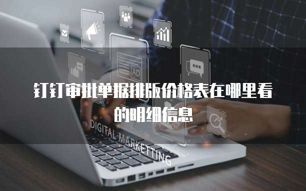钉钉审批单据排版价格表在哪里看的明细信息