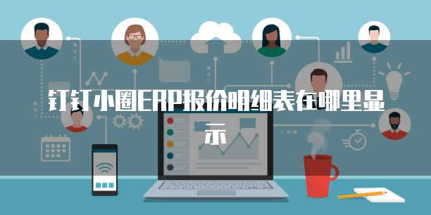 钉钉小圈ERP报价明细表在哪里显示