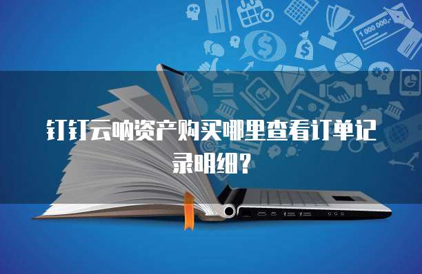 钉钉云呐资产购买哪里查看订单记录明细?