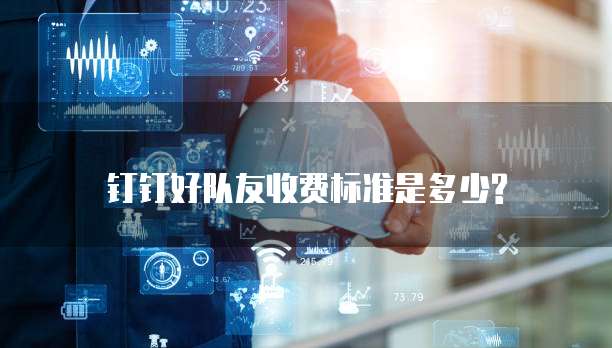 钉钉好队友收费标准是多少?