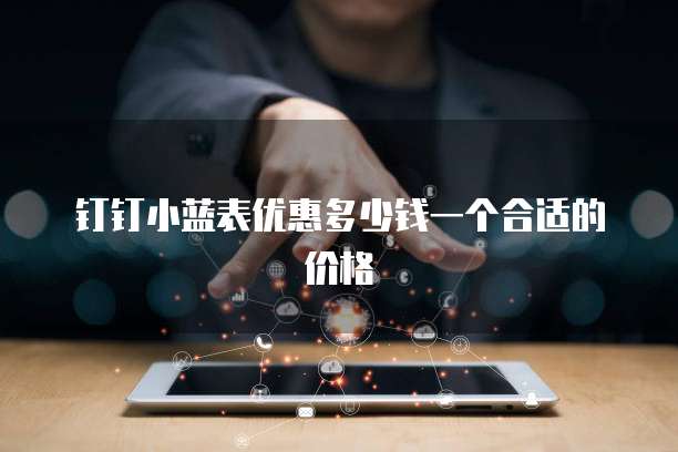 钉钉小蓝表优惠多少钱一个合适的价格