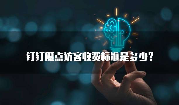 钉钉魔点访客收费标准是多少？