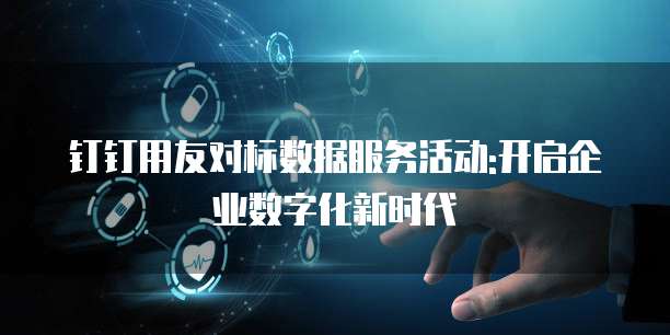 钉钉用友对标数据服务活动:开启企业数字化新时代