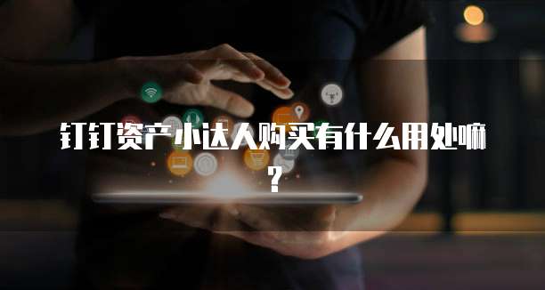 钉钉资产小达人购买有什么用处嘛?