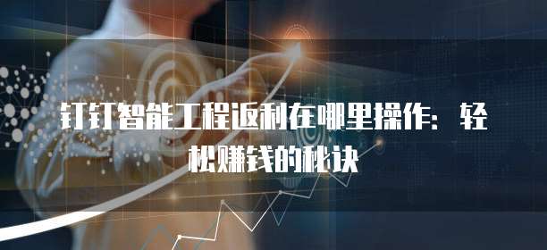 钉钉智能工程返利在哪里操作:轻松赚钱的秘诀