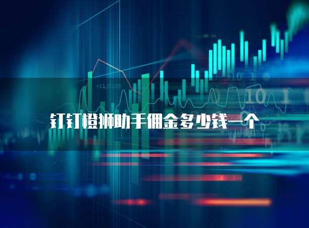 钉钉橙狮助手佣金多少钱一个