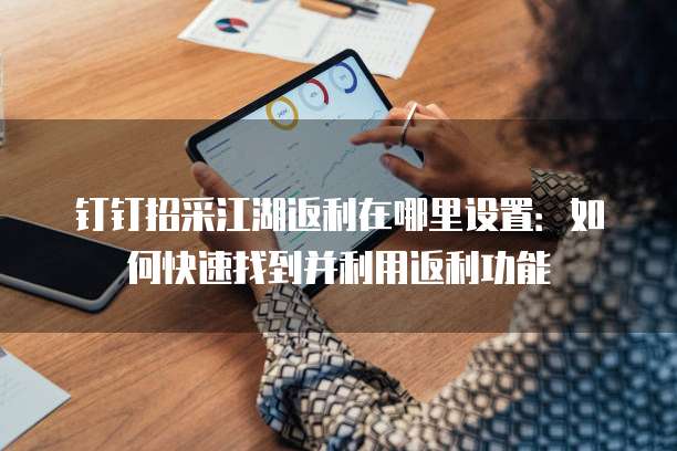 钉钉招采江湖返利在哪里设置：如何快速找到并利用返利功能