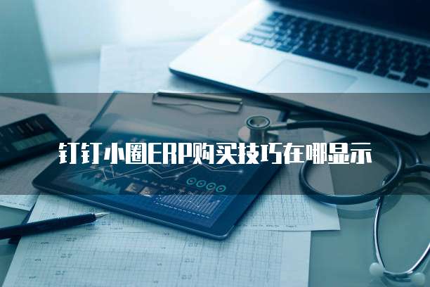 钉钉小圈ERP购买技巧在哪显示