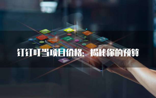 钉钉叮当项目价格:揭秘你的预算