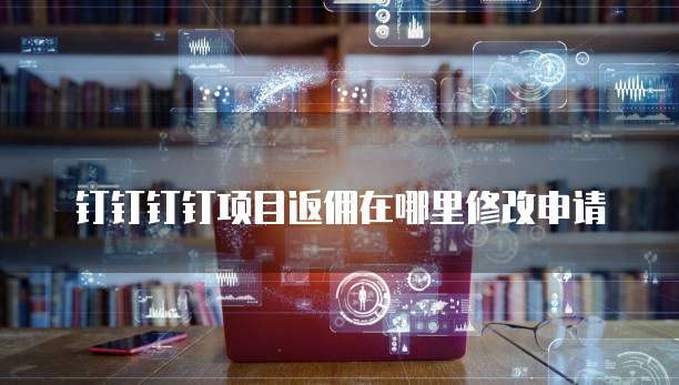 钉钉钉钉项目返佣在哪里修改申请
