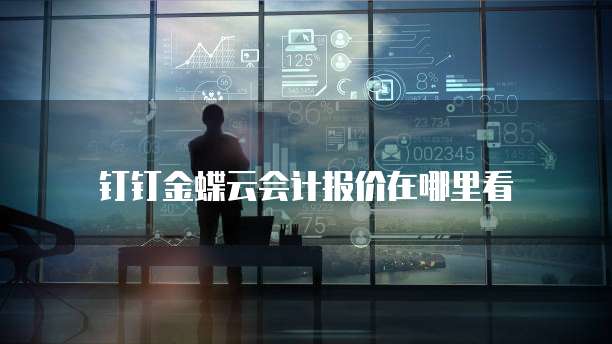 钉钉金蝶云会计报价在哪里看