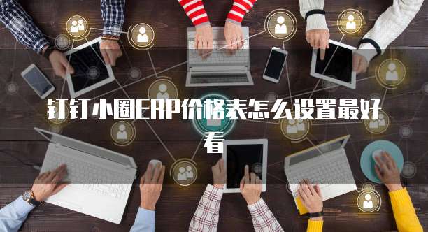钉钉小圈ERP价格表怎么设置最好看