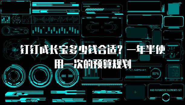 钉钉成长宝多少钱合适?一年半使用一次的预算规划