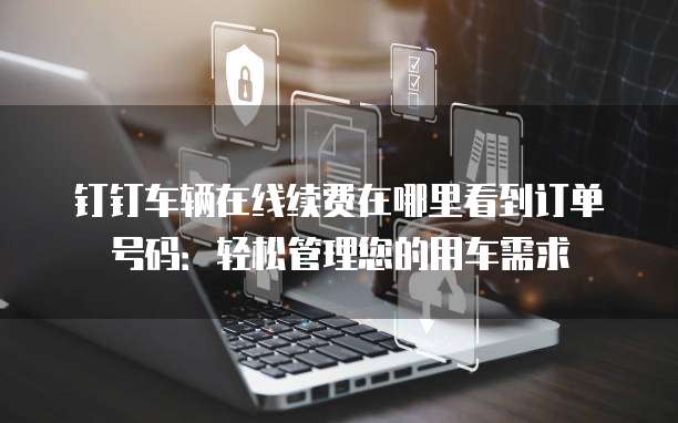 钉钉车辆在线续费在哪里看到订单号码：轻松管理您的用车需求