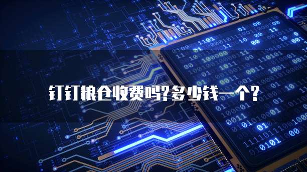 钉钉粮仓收费吗?多少钱一个?