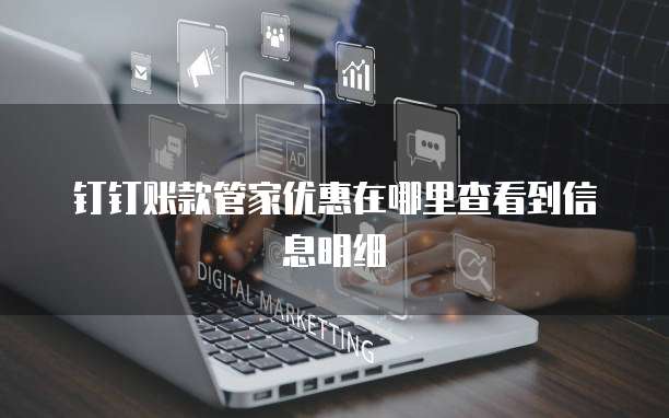 钉钉账款管家优惠在哪里查看到信息明细