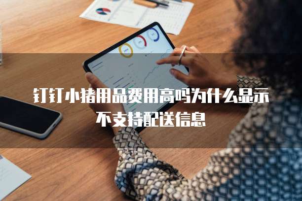 钉钉小猪用品费用高吗为什么显示不支持配送信息