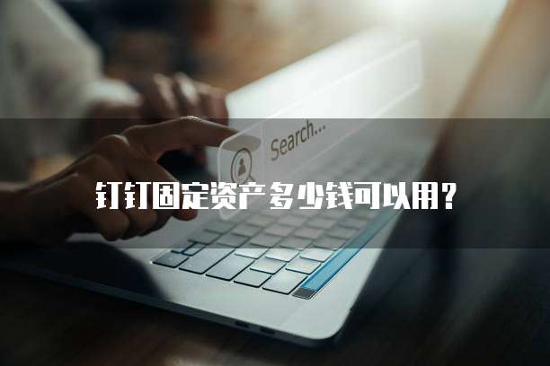 钉钉固定资产多少钱可以用?