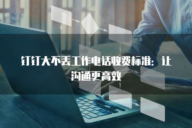 钉钉大不丢工作电话收费标准：让沟通更高效