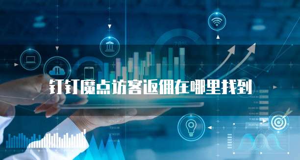 钉钉魔点访客返佣在哪里找到