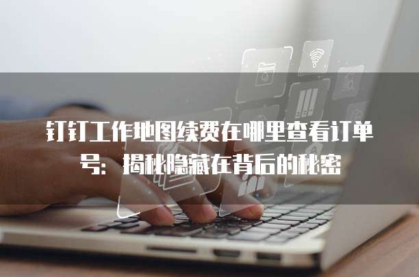 钉钉工作地图续费在哪里查看订单号:揭秘隐藏在背后的秘密