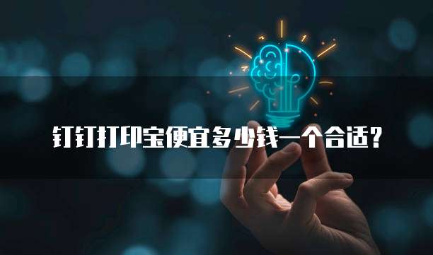 钉钉打印宝便宜多少钱一个合适？