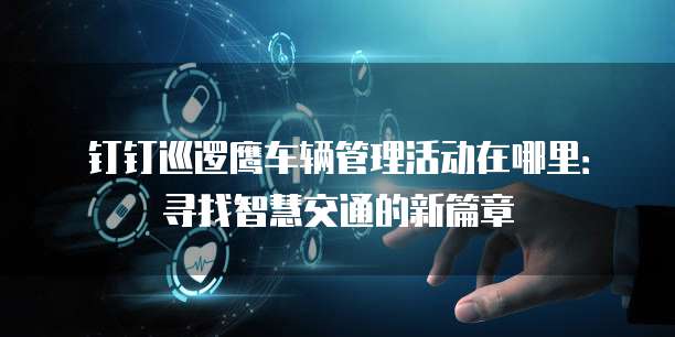 钉钉巡逻鹰车辆管理活动在哪里：寻找智慧交通的新篇章