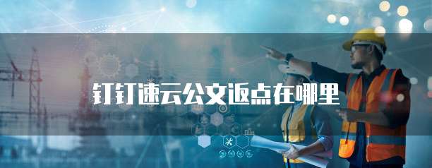 钉钉速云公文返点在哪里