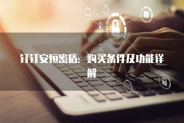 钉钉安恒密盾：购买条件及功能详解