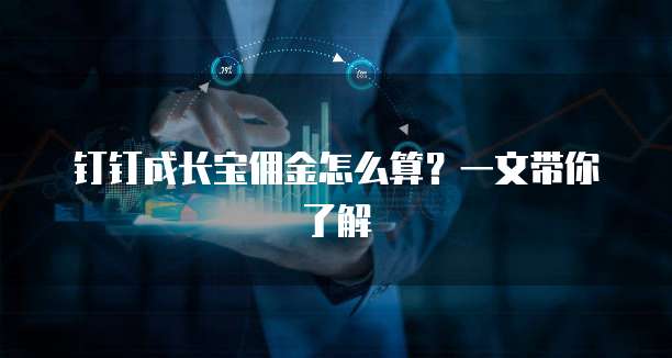 钉钉成长宝佣金怎么算？一文带你了解